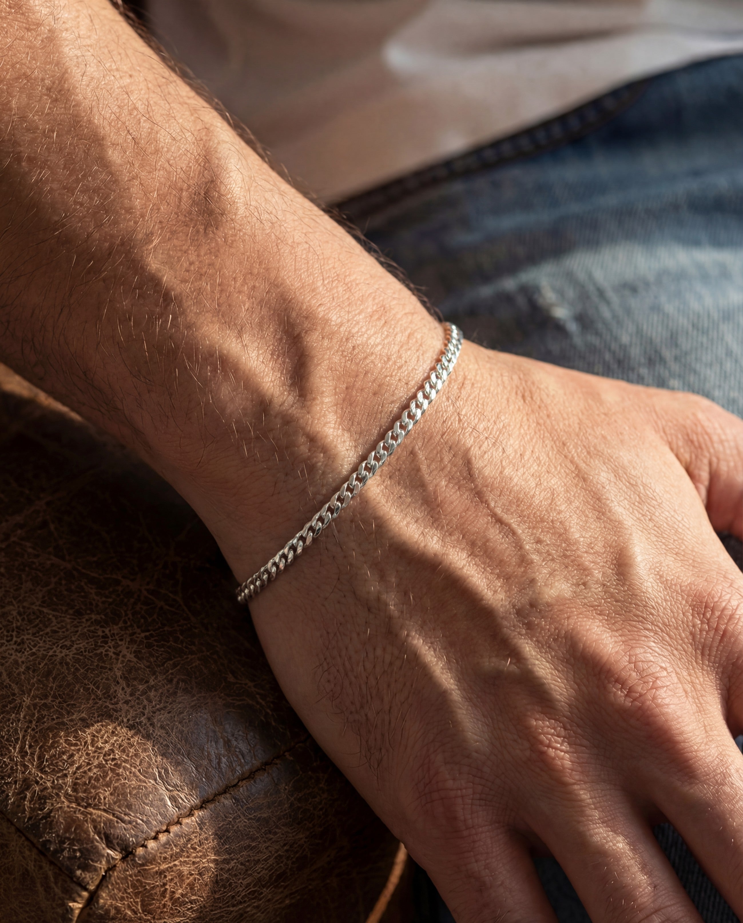 Cuban Chain Bracelet — Silver
