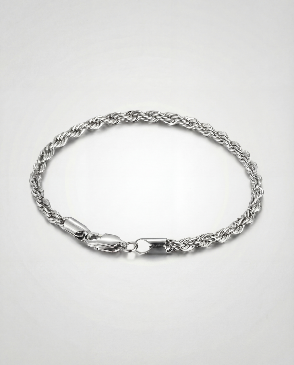 Rope Chain Bracelet — Silver