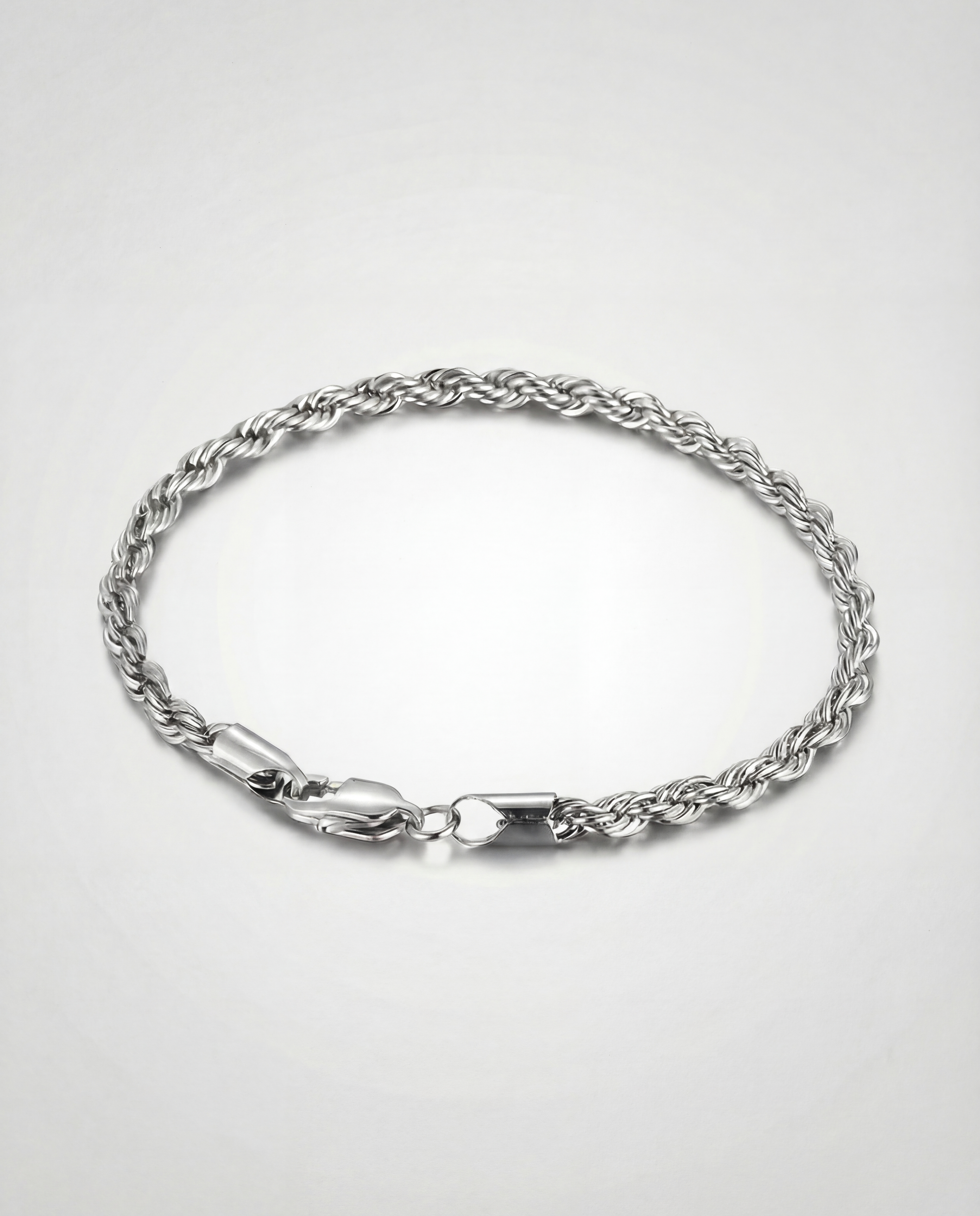 Rope Chain Bracelet — Silver