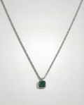 Verdant Stone Pendant — Silver