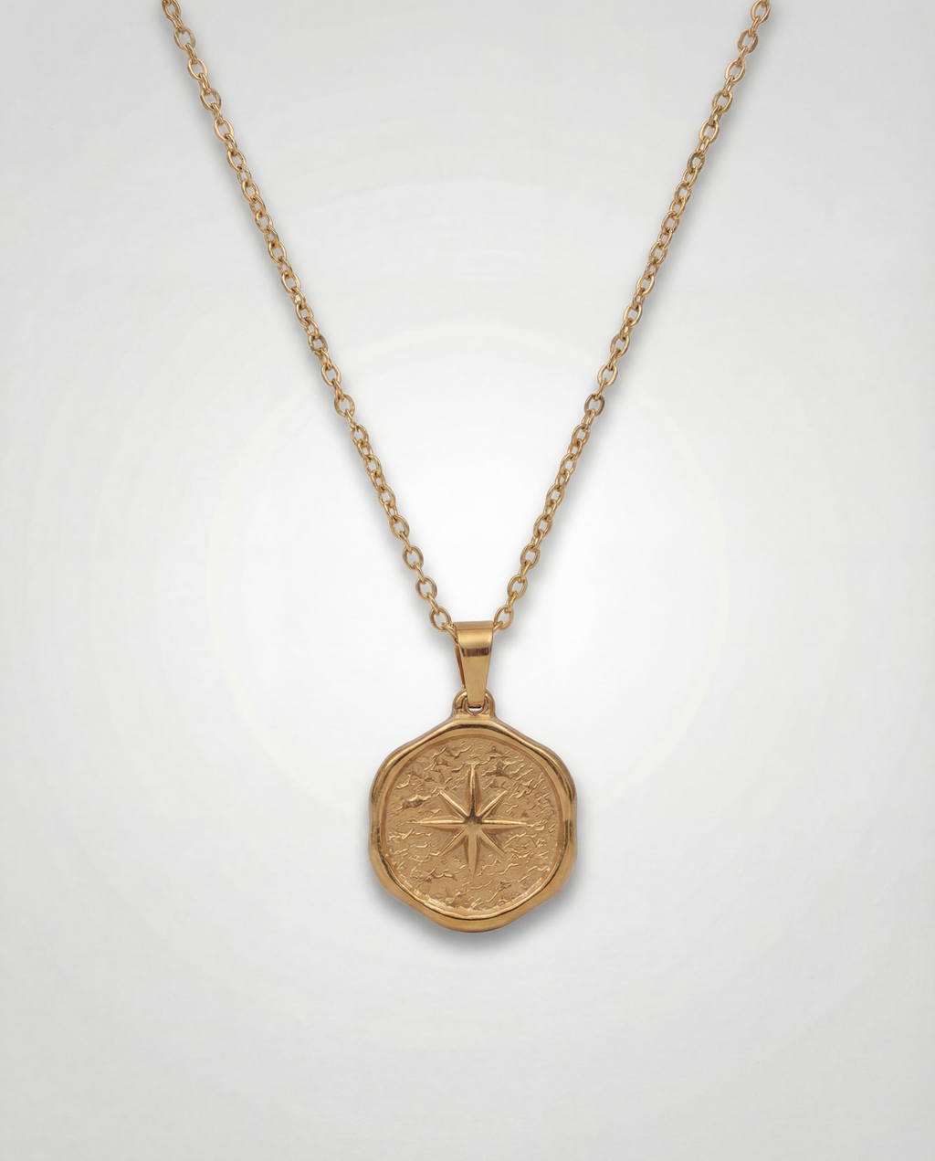 North Star Pendant — Gold