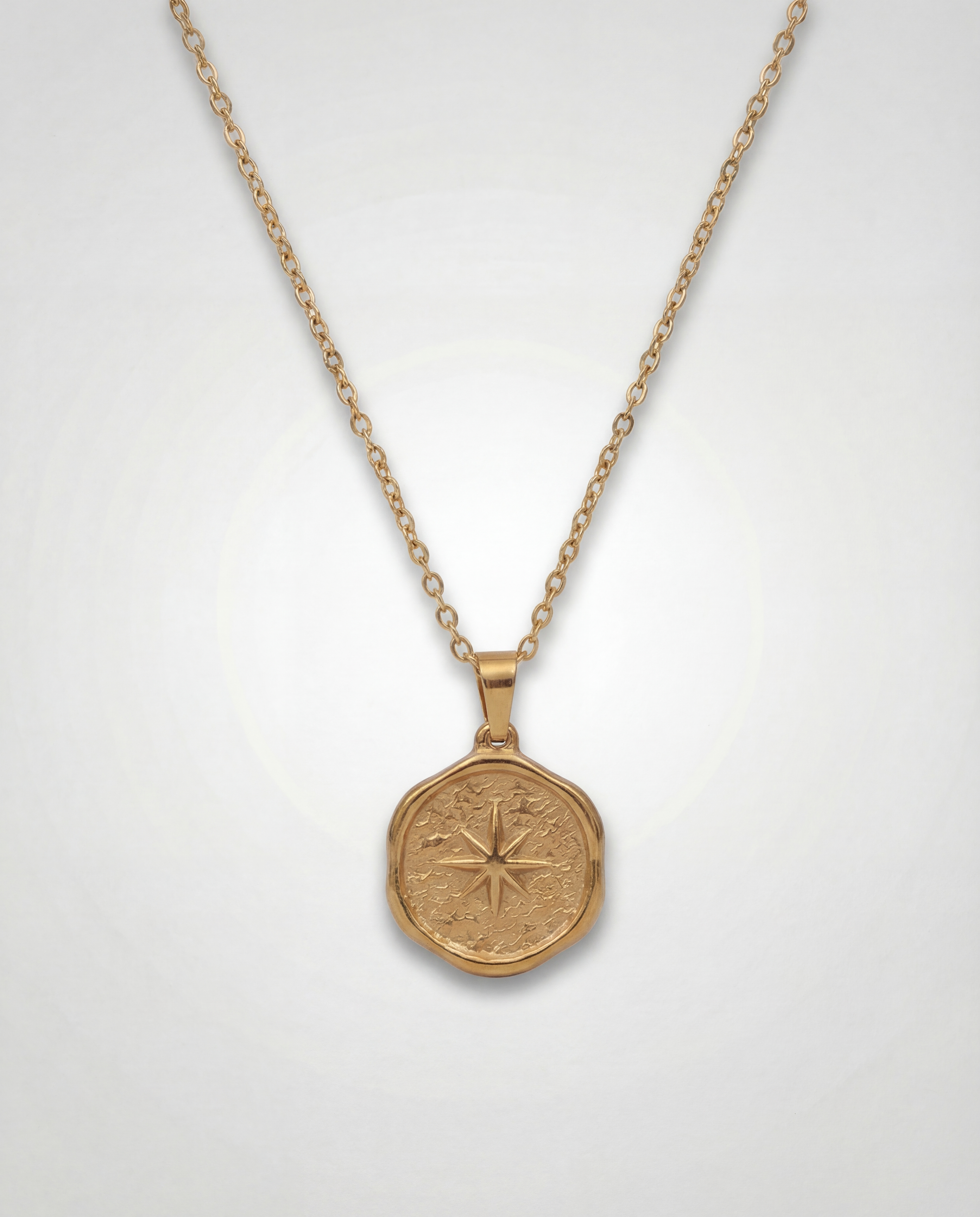 North Star Pendant — Gold