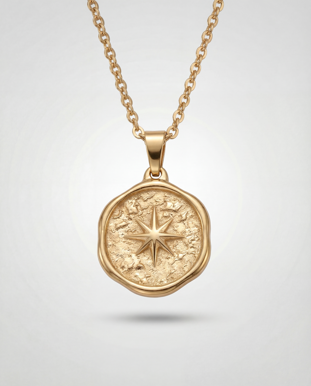North Star Pendant — Gold