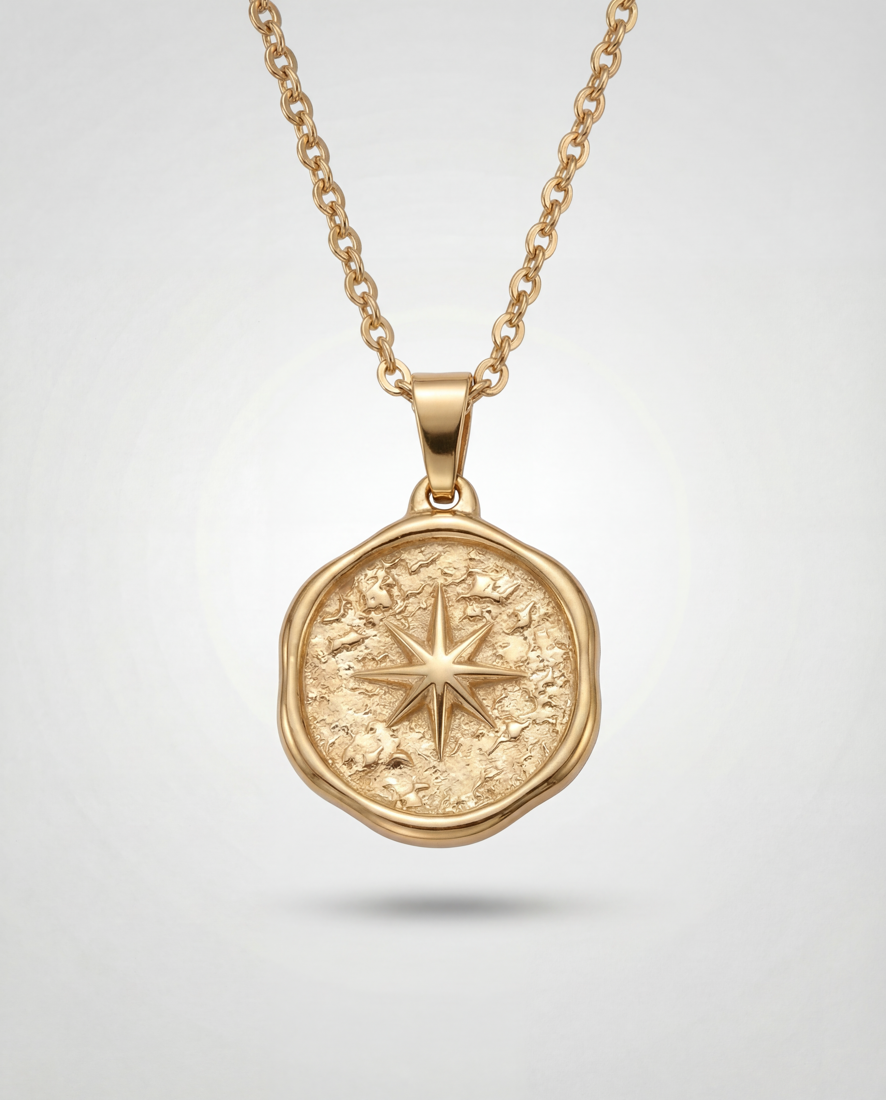 North Star Pendant — Gold