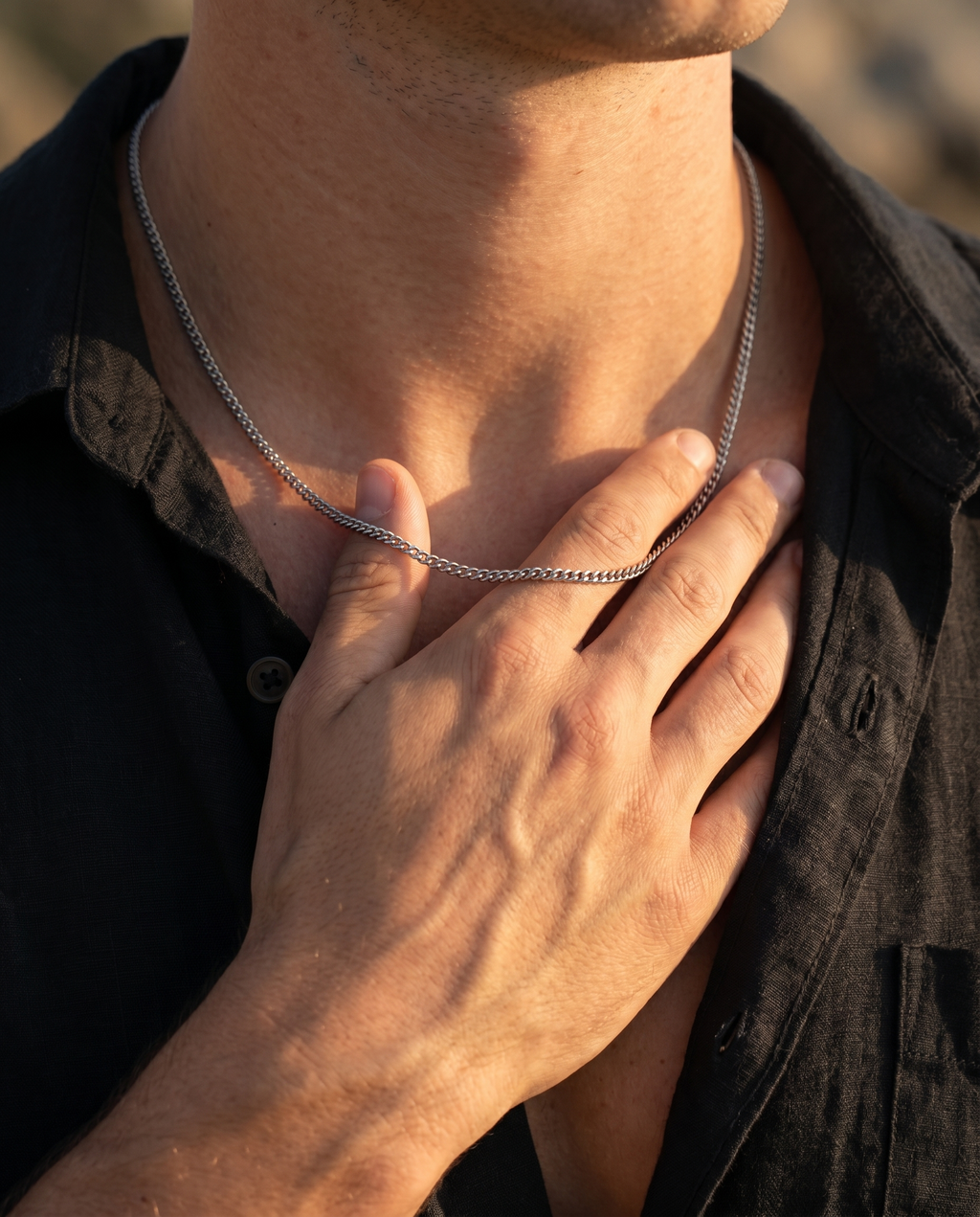 Cuban Chain — Silver