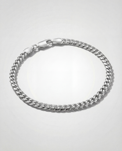 Cuban Chain Bracelet — Silver