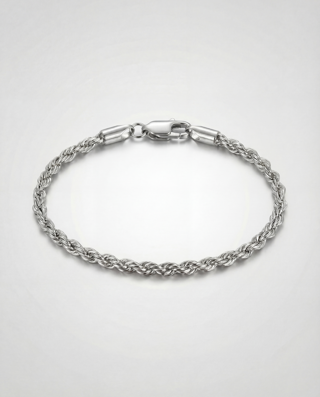 Rope Chain Bracelet — Silver
