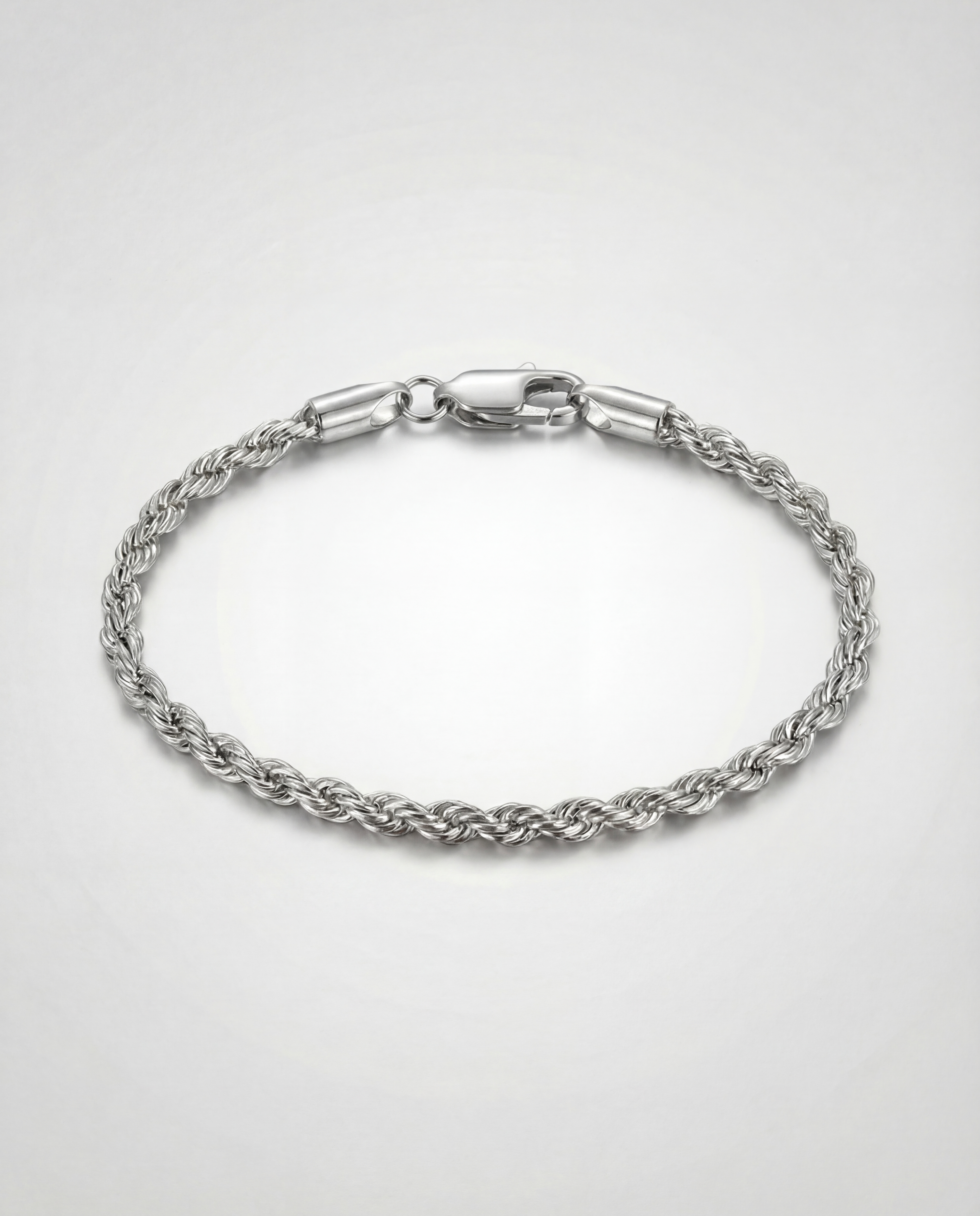 Rope Chain Bracelet — Silver