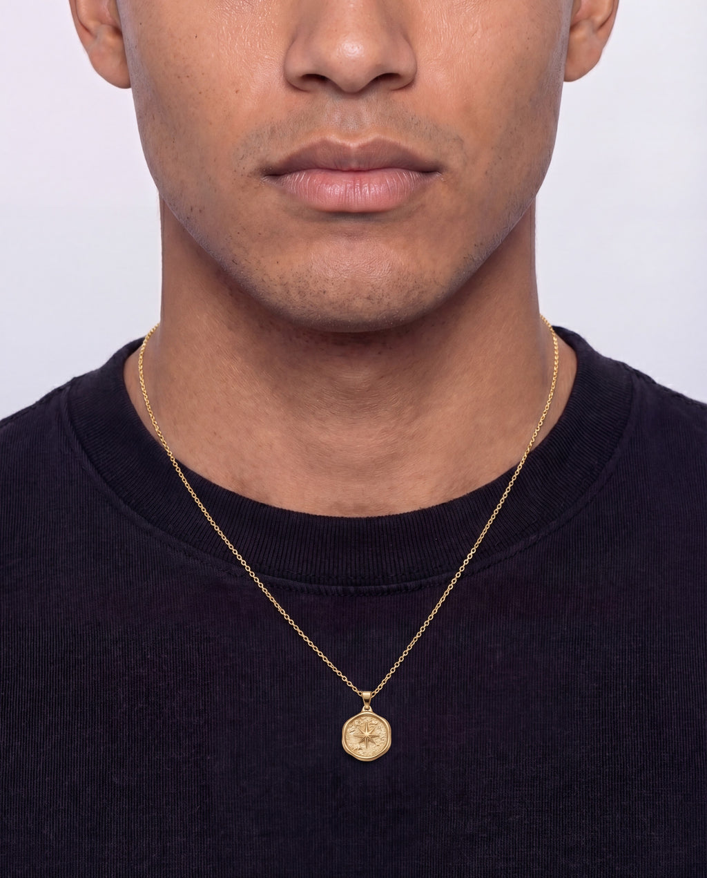 North Star Pendant — Gold