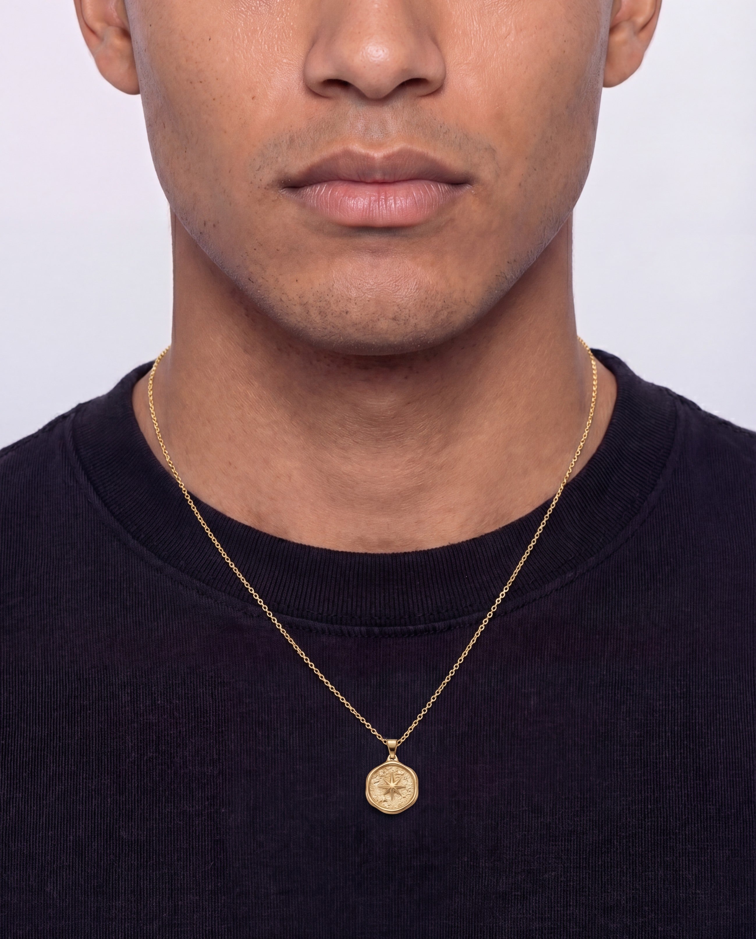 North Star Pendant — Gold