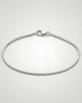 Snake Chain Bracelet — Silver